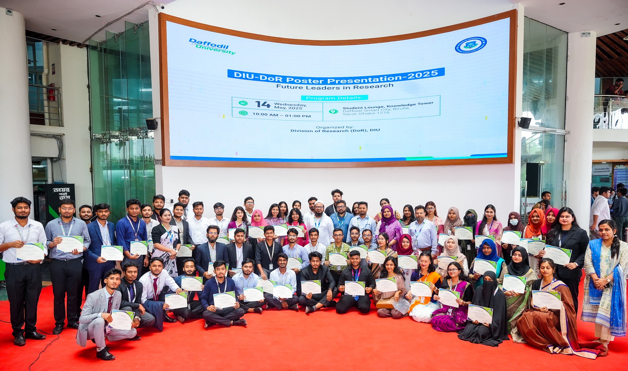 DIU-DoR Poster Presentation 2025: Celebrating Innovation  and Research Excellence