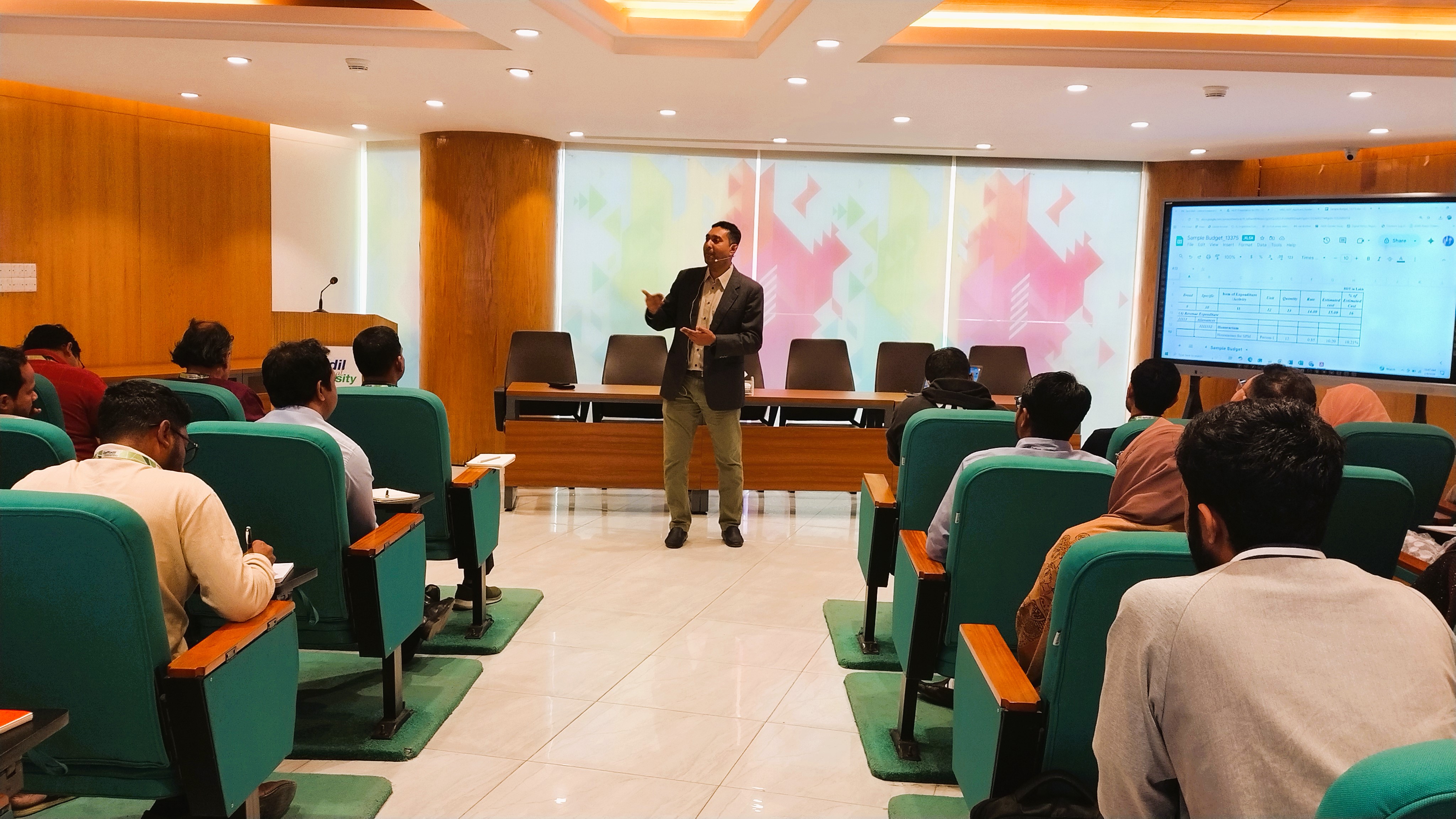 Session on “Proposal Writing Process and Financial Budgeting Procedures for the ATF-HEAT Project”