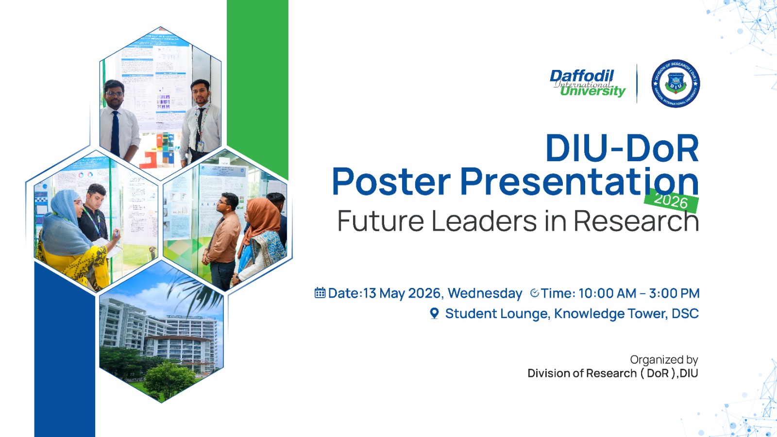 DIU-DoR Poster presentation-2026: Future Leaders in research